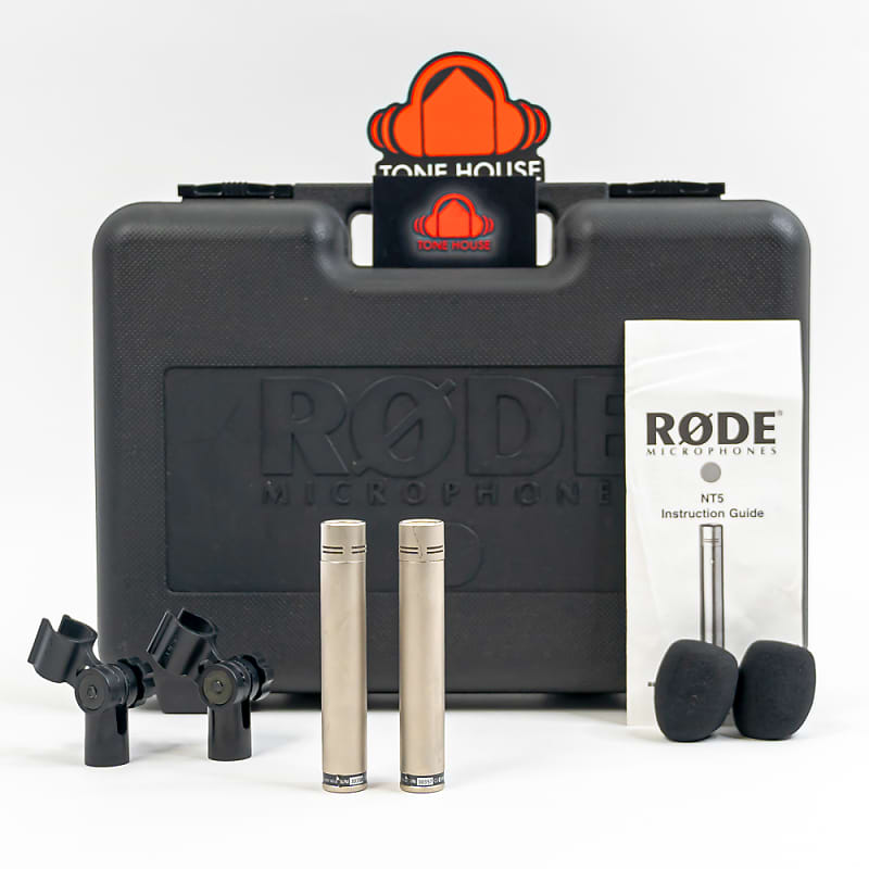 Rode NT5 Matched Pair – Compact Condenser Microphones with Rode NT5 Matched Pair – Compact Condenser Microphones with