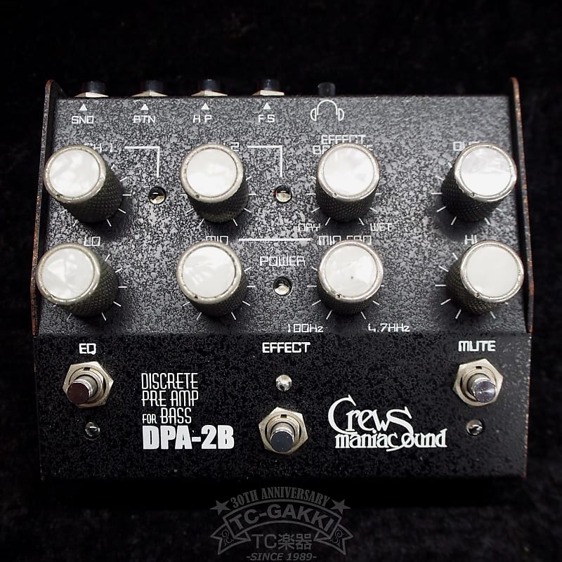 Crews Maniac Sound DPA-2B DISCRETE PRE AMP FOR BASS