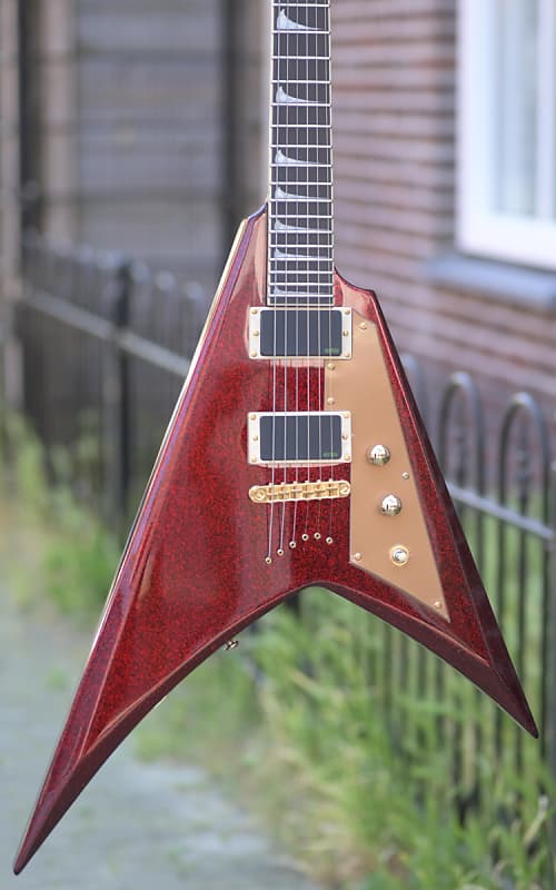 ESP LTD KH-V - Red Sparkle | Reverb