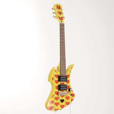 ギター Burny YH-JR/HY Jr. hide Mini Guitar Burny Yellow Heart Jr. YH-JR Mini Guitar (Hide X Japan