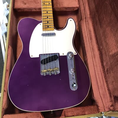 Fender Limited Edition Custom Shop Reverse ‘50s Telecaster Custom Journeyman, Purple Metallic with Case image 1