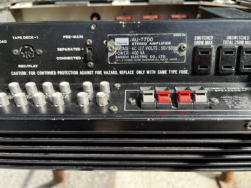 Sansui AU-7700 1974-1975 - Black | Reverb Sansui AU-7700 1974-1975 - Black | Reverb