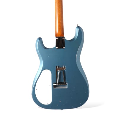 Fiam Guitars Mirari 2023 Pelham Blue over Silver. By past Ronin Guitars luthier Izzy Lugo. NEW (Authorized Dealer) image 7