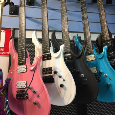 KOLOSS GT-4 Aluminum body Carbon fiber neck electric guitar Pink+Bag|GT-4 Pink| image 7