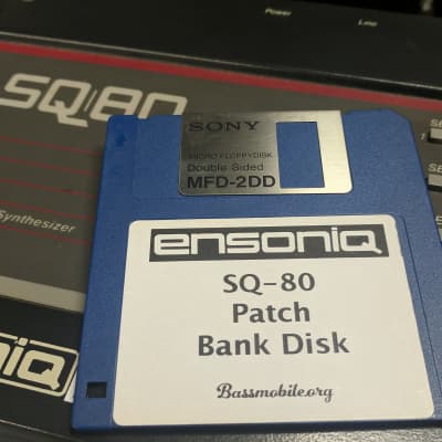 Ensoniq SQ-80 Patch Bank Disk  includes 1,200 Unique Patches by Bassmobile