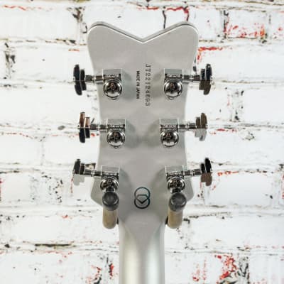 USED Gretsch - G6136T-140 Limited Edition Double Platinum Falcon™ - Hollowbody Electric Guitar w/ String-Thru Bigsby® - Two-Tone Stone Platinum/Pure Platinum - w/ Hardshell Case - x4693 image 6