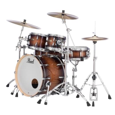 Pearl Session Studio Select Series 5pc Drum Set w/22 Bass Gloss Barnwood Brown- STS925XSP/C314 image 3