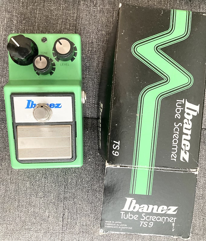 Ibanez Tube Screamer TS-9 True Bypass Mod JRC-4558D W/Box