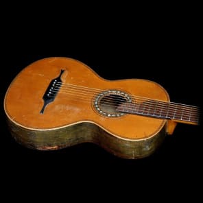 Unknown Seven String Parlor Guitar - Russian / German Made Circa 1900 image 3