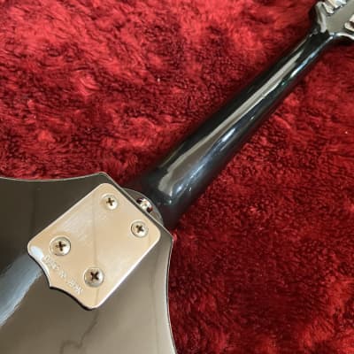 c.1968- Firstman Liverpool 67 MIJ Vintage Semi Hollow Body Guitar “Black” image 9