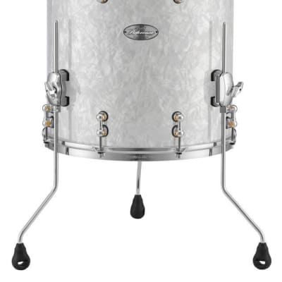 Pearl Music City Custom Reference Pure Series 14"x14" Floor Tom BLUE SATIN MOIRE RFP1414F/C721 image 8