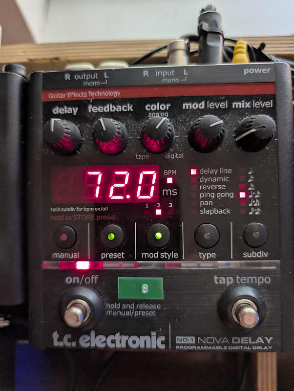 TC Electronic ND-1 Nova Delay | Reverb