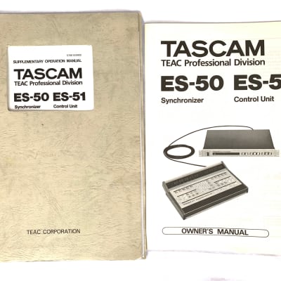 TASCAM ES-50 & ES-51 Tape Machine Synchronizer - Complete! | Reverb