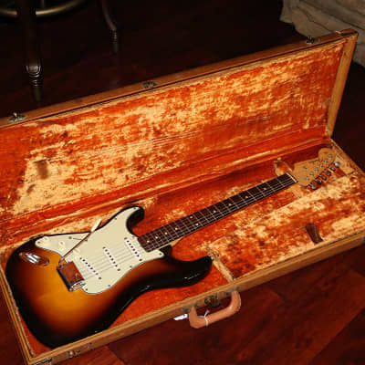 1959  Fender  Stratocaster Left Handed Slab Board image 9