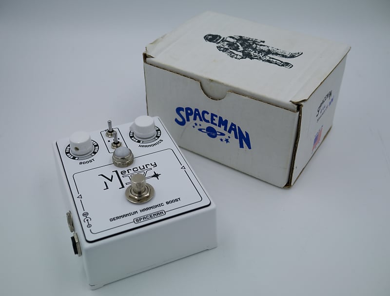 Spaceman Effects Mercury IV Germanium Harmonic Boost RARE WHITE ON WHITE 46/77 image 1