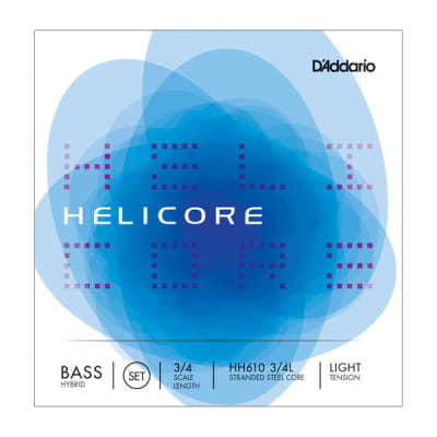 D'Addario Helicore Orchestral Bass Single A String - 3/4 Scale Light Tension image 2