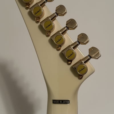 2007 Jackson RR5 randy rhoads flying v ivory black gold guitar made in Japan MIJ (Jacksonville FL) image 17