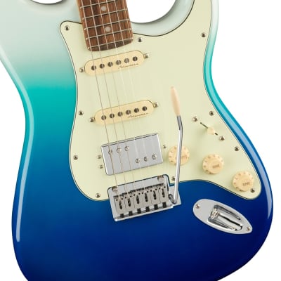 Fender Player Plus Stratocaster HSS Electric Guitar Pau Ferro Fingerboard, Belair Blue image 3
