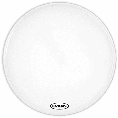 Evans BD16MS1W MS1 White Marching Bass Drum Head - 16"