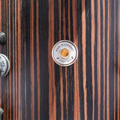 Sonor Germany  SQ2 3pc Bop Maple Shell Pack with 16'' Bass drum Ebony Veneer Semi Gloss |10”/14"/16" image 3