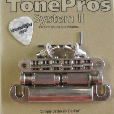 TonePros LPS02-AN Standard Tuneomatic/Tailpiece Set Aged Nickel