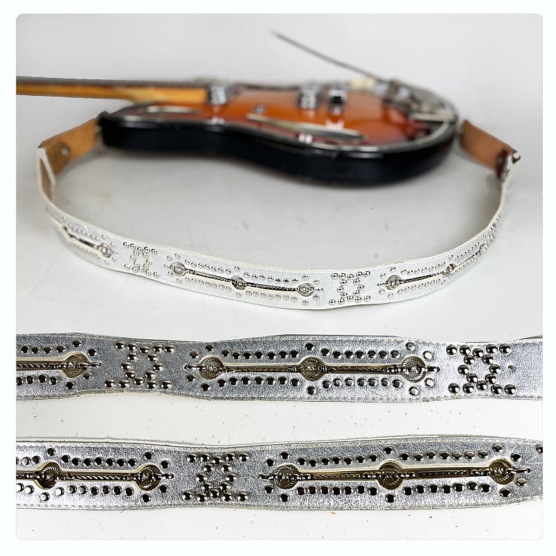 Loft Relics "Silver Glitz" guitar strap (Souldier) Reverb Canada