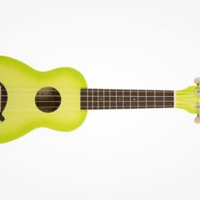 Kala MK-SD/GRNBURST Makala Dolphin Soprano Ukulele Green Apple Burst NEW image 1