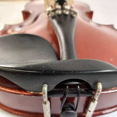 Vintage William Zeswitz  Model 2-E Sized 4/4 violin, Germany, with case and bow image 15