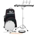 Pearl PL910C Snare Drum & Bell Set Student Percussion Kit with Rolling Cart