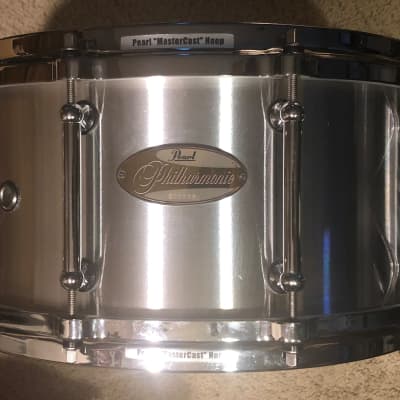 Pearl Philharmonic Cast Aluminum snare 14 x 6.5 Free Shipping image 1