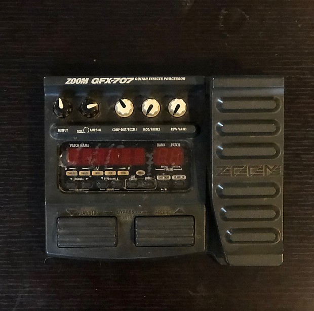 Zoom GFX707 Guitar Effects Processor Reverb