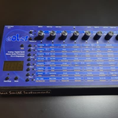 Dave Smith Instruments Evolver Desktop Monophonic Synthesizer 2002 - 2016 - Blue