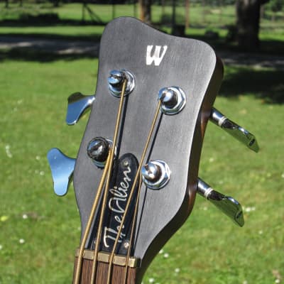 Sale: Rare Vintage Warwick Alien 4 electro-acoustic bass handcrafted by Lakewood in Germany image 12