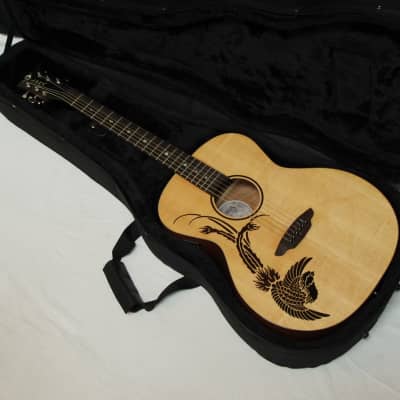 LUNA Oracle Phoenix acoustic / electric guitar NEWw/ Luna Case - B-Band image 1
