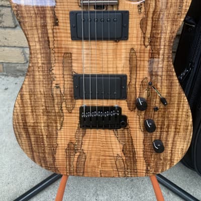 Sadowsky  Natural Spalted Maple Standard T-Style Guitar image 2