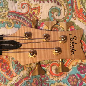 Schecter Custom 5 Electric Bass Guitar NICE image 4