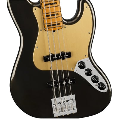 Fender American Ultra Jazz Bass, Maple Fingerboard, Texas Tea image 3