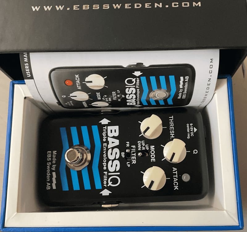 EBS BassIQ Blue Label Triple Envelope Filter Pedal | Reverb