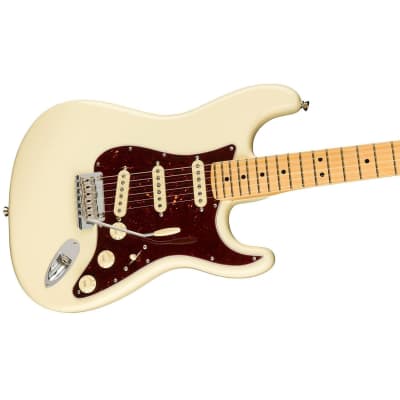 Fender American Professional II Stratocaster Electric Guitar (Olympic White, Maple Fretboard)(New) image 7