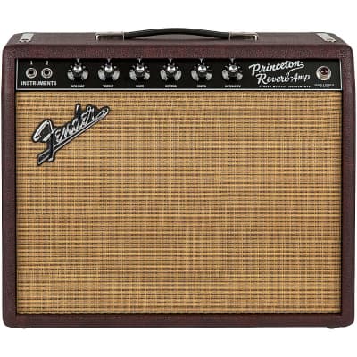 Fender Limited-Edition '65 Princeton Bordeaux Reserve 112 12W Jensen P12Q Tube Guitar Combo Amp Regular