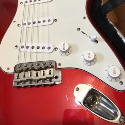 48th Street Custom Guitars Stratocaster 1989 Candy Apple Red | Reverb