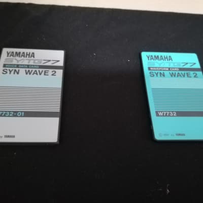 Yamaha SY77 TG77 Syn Wave 2 cards for sale | Reverb