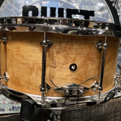 Frankie Banali's, Quiet Riot, Craviotto 14x6.5" Single Ply, Tube Lug Snare Drum, with Case, Signed! IMMACULATE 2006 - Gloss Lacquer image 4