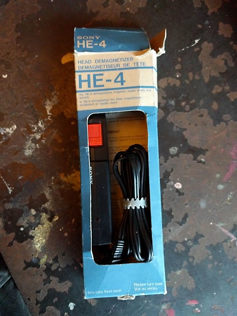 Sony HE-4 Tape Head Demagnetizer