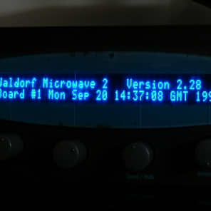 VFDisplay Upgrade - Waldorf MW ll - Microwave XT XTK (Gold Amber Blue) image 1