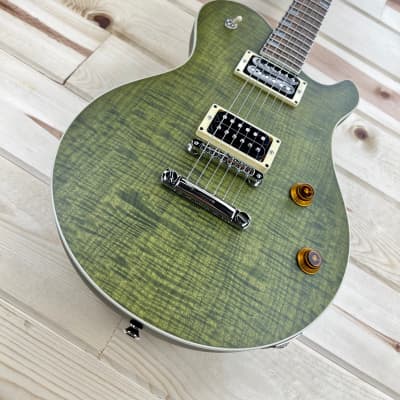 Friedman METRO D 3A Flame Top Satin Reseda Green w/ Black Back NEW #1710 for sale