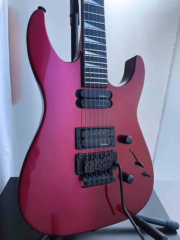 1993 Jackson Dinky Axe Custom, Gradient Candy Red, Original Hard Case