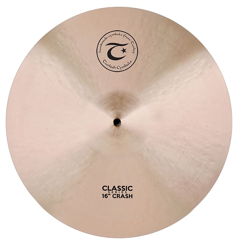 Turkish Cymbals 16" Classic Crash Cymbal C-C16 image 1