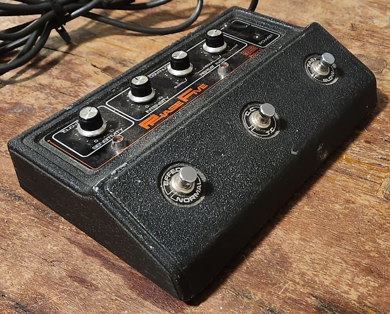 Roland PHASE FIVE AP-5 ヴィンテージ　ビンテージ ROLAND PHASE 5 GUITAR EFFECTS PEDAL AUDIO SAMPLE - YouTube