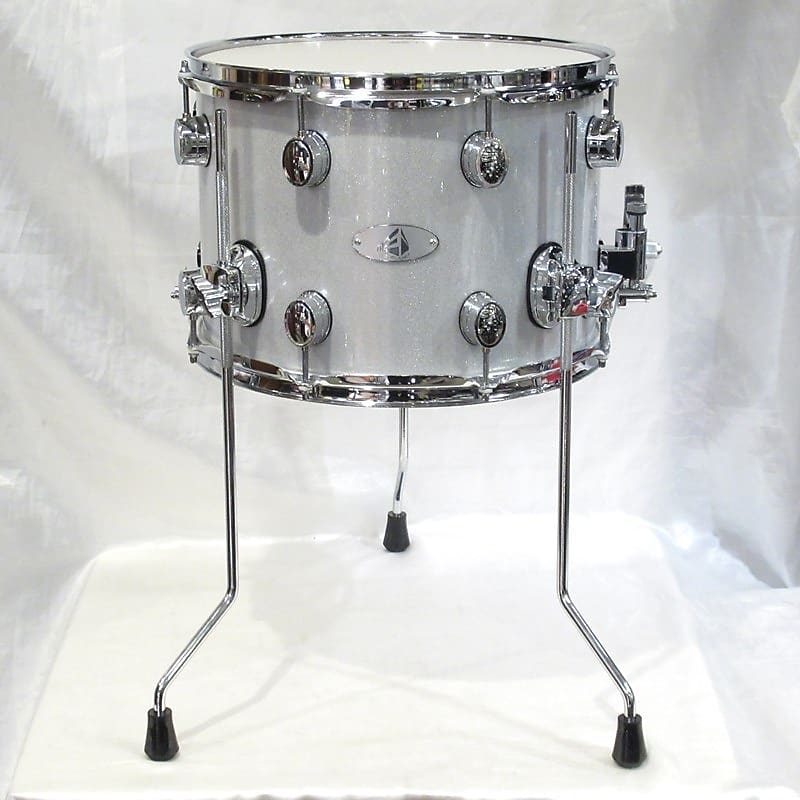 ELLIS ISLAND EL-1410B-PQ-W [Side Snare Drum 14x10 - Platinum Quartz]  [Discontinued by manufacturer, special price/soft case included]